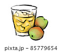 筆で描かれた梅酒のイラスト 85779654