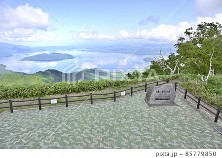 北海道 津別峠から望む屈斜路湖 北海道 津別峠から望む屈斜路湖 85779850