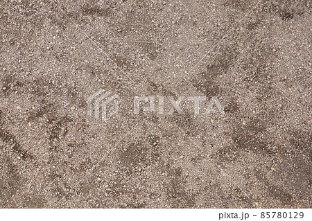 砂のある地面のテクスチャ アウトドアの背景 85780129