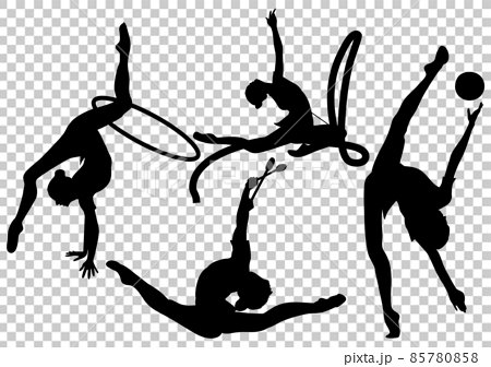 Gymnastics Silhouette Stock Photos and Pictures - 73,601 Images