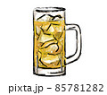 筆で描かれたハイボールのイラスト 85781282