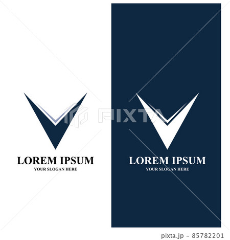 V Logo Template vector eps10 V Logo Template vector eps10 85782201