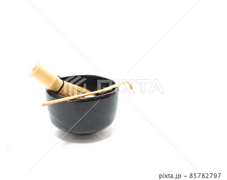 茶道　お茶碗　道具組　スタジオ撮影 85782797