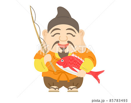 恵比寿天 七福神 えびす 恵比寿 - 妖怪図鑑