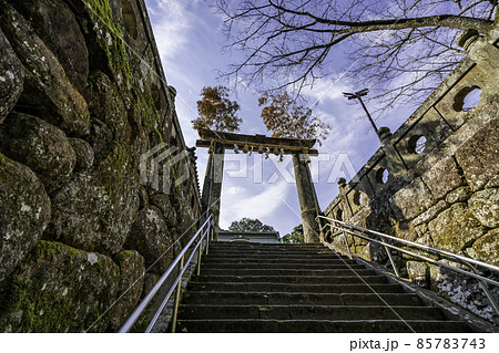 武雄神社　肥前鳥居（三ノ鳥居）　佐賀県武雄市 85783743