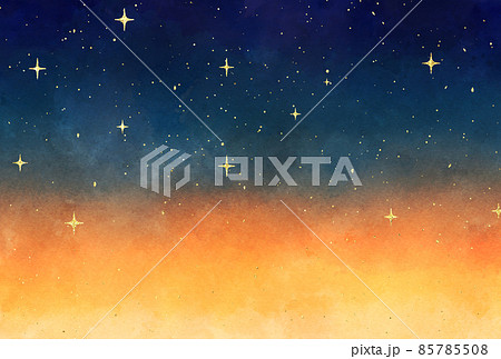 背景素材_水彩テクスチャ_オレンジ 85785508