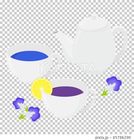 バタフライピーティーのイラスト 85786290
