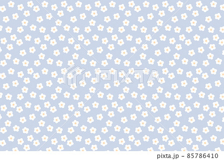 小花柄の背景イラストのイラスト素材