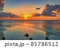 タモン湾の美しいサンセット風景 85786512