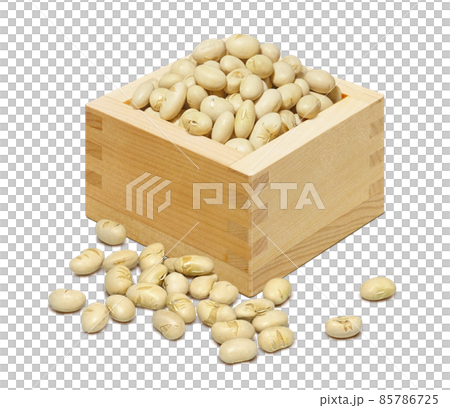 節分 豆まき 大豆 イラスト リアル 節分 豆まき 大豆 イラスト リアル 85786725