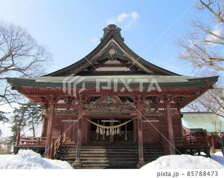 日吉八幡神社の拝殿 日吉八幡神社の拝殿 85788473
