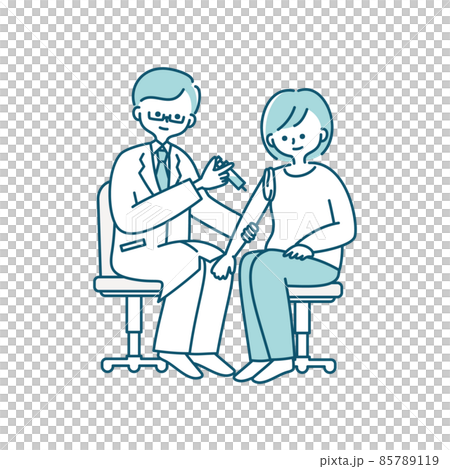 Illustration of vaccination 85789119