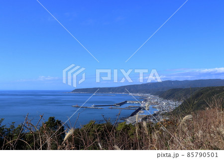室戸岬　室戸スカイラインからの眺め　冬　（高知県　室戸市）	 85790501