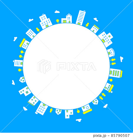街並みベクター素材 街並みベクター素材 85790507