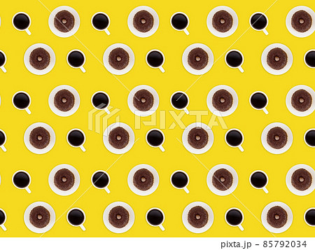 Coffee and chocolate donut Coffee and chocolate donut 85792034