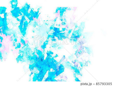 幻想的な水彩の水色テクスチャ背景 幻想的な水彩の水色テクスチャ背景 85793305