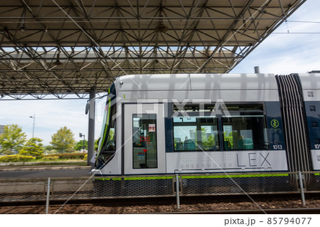 《広島市》広島電鉄 広島港駅の路面電車 85794077