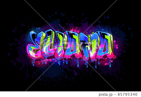 A Cool Genuine Wildstyle Graffiti Name Design - Eliana A Cool Genuine Wildstyle Graffiti Name Design - Eliana 85795340