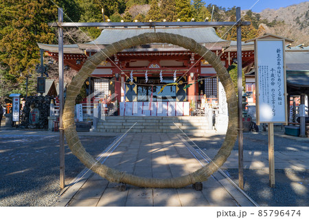 大山阿夫利神社の拝殿(丹沢) 大山阿夫利神社の拝殿(丹沢) 85796474