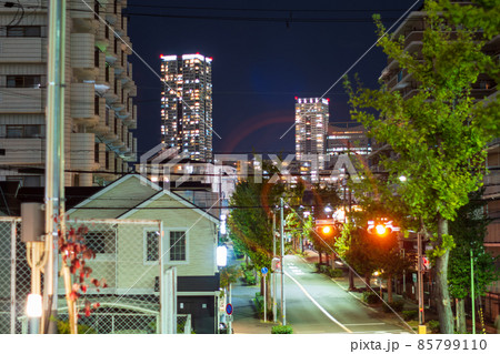 大阪府豊中市上新田付近の夜景 85799110