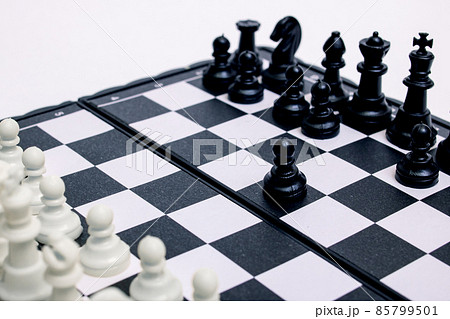 The first move in chess close up The first move in chess close up 85799501
