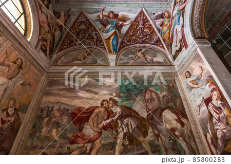 Chapel of Sacro monte di Orta, Orta san Giulio, italy Chapel of Sacro monte di Orta, Orta san Giulio, italy 85800283