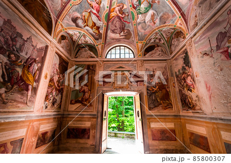Chapel of Sacro monte di Orta, Orta san Giulio, italy 85800307