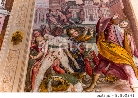 Chapel of Sacro monte di Orta, Orta san Giulio, italy 85800341