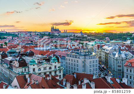 Prague historical city center Prague historical city center 85801259