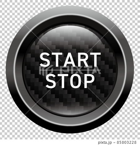 Engine start button - Stock Illustration [85803228] - PIXTA