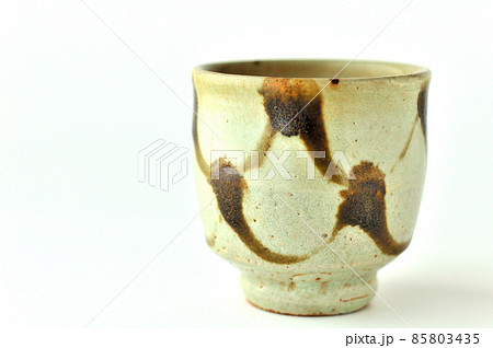 益子焼網目模様の湯呑 85803435