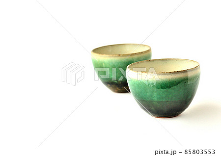 織部焼の汲出し湯呑 織部焼の汲出し湯呑 85803553