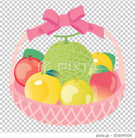 一籃子水果的插圖 85804509