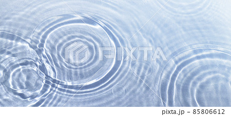 水面の波紋による背景テクスチャー 水面の波紋による背景テクスチャー 85806612