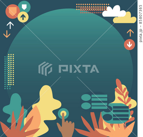 Hands Pressing Screen Of Mobile Phone Showing The Futuristic Technology. Palm Tapping Cell Phone Inside Room Presenting Modern Automation. Hands Pressing Screen Of Mobile Phone Showing The Futuristic Technology. Palm Tapping Cell Phone Inside Room Presenting Modern Automation. 85807365