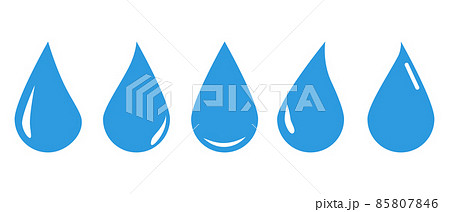 水滴のアイコンセット 水滴のアイコンセット 85807846