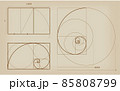 GOLDEN RATIO　黄金比図形 85808799