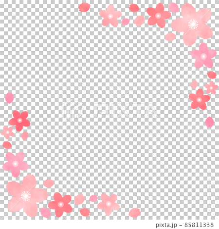 Cherry Blossom Frame Illustration Material Entrance Ceremony Graduation Ceremony Congratulatory Message Card Cherry Blossom Frame Illustration Material Entrance Ceremony Graduation Ceremony Congratulatory Message Card 85811338