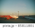 朝の飛行機旅 85811801