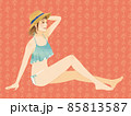水着の女性 85813587