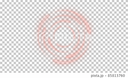 CG circle: Multiple glowing light spots and light trails fluttering in a circle 85813760