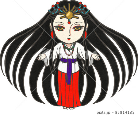 天照大御神のイラスト 85814135