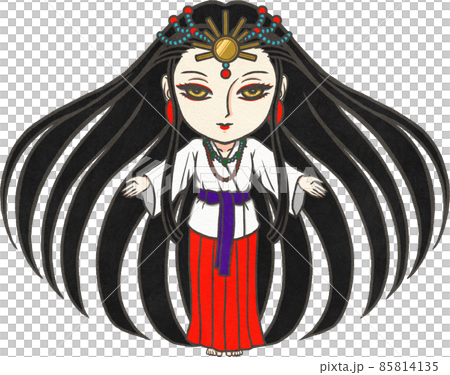 天照大御神のイラスト 85814135