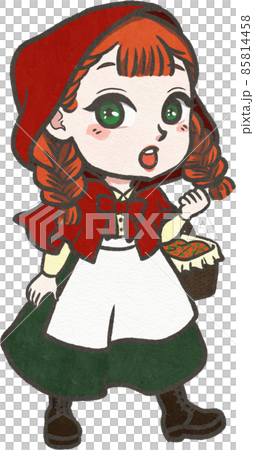 赤ずきんちゃんのイラスト 赤ずきんちゃんのイラスト 85814458