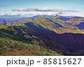 武能岳からの七ツ小屋山への稜線 85815627