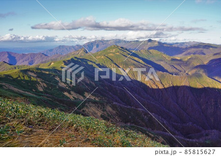 武能岳からの七ツ小屋山への稜線 武能岳からの七ツ小屋山への稜線 85815627