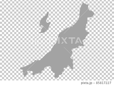 新潟県のシルエット 85817227