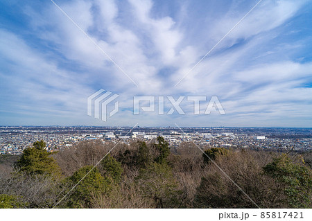 八菅山の展望台から見た景色（東丹沢） 85817421