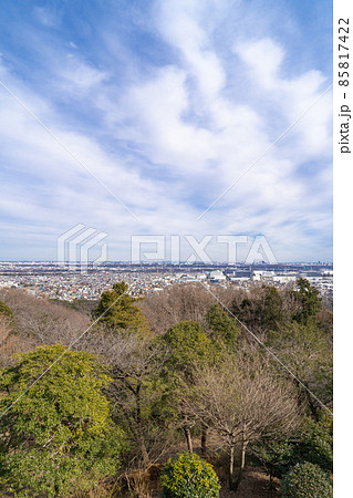 八菅山の展望台から見た景色(東丹沢) 八菅山の展望台から見た景色(東丹沢) 85817422