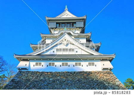 【福岡県】晴天下の小倉城天守閣 85818283